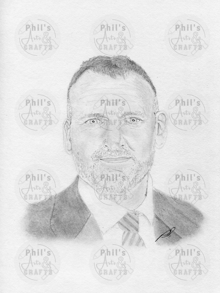 Christopher Eccleston | Print from Original Pencil Drawing