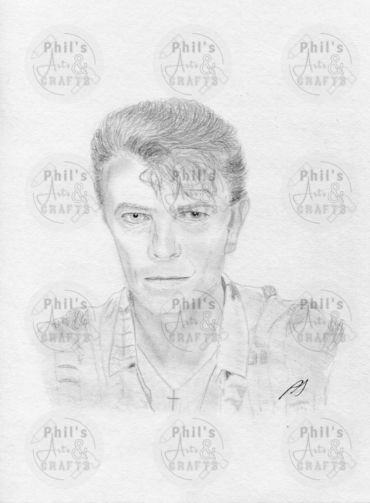 David Bowie | Print from Original Pencil Drawing