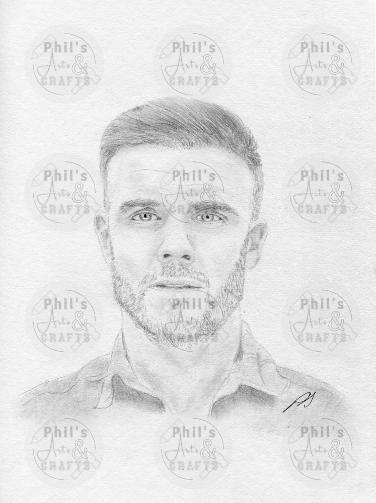 Gary Barlow | Print from Original Pencil Drawing