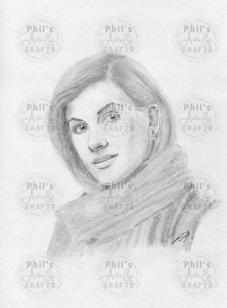 Jodie Whittaker | Print from Original Pencil Drawing