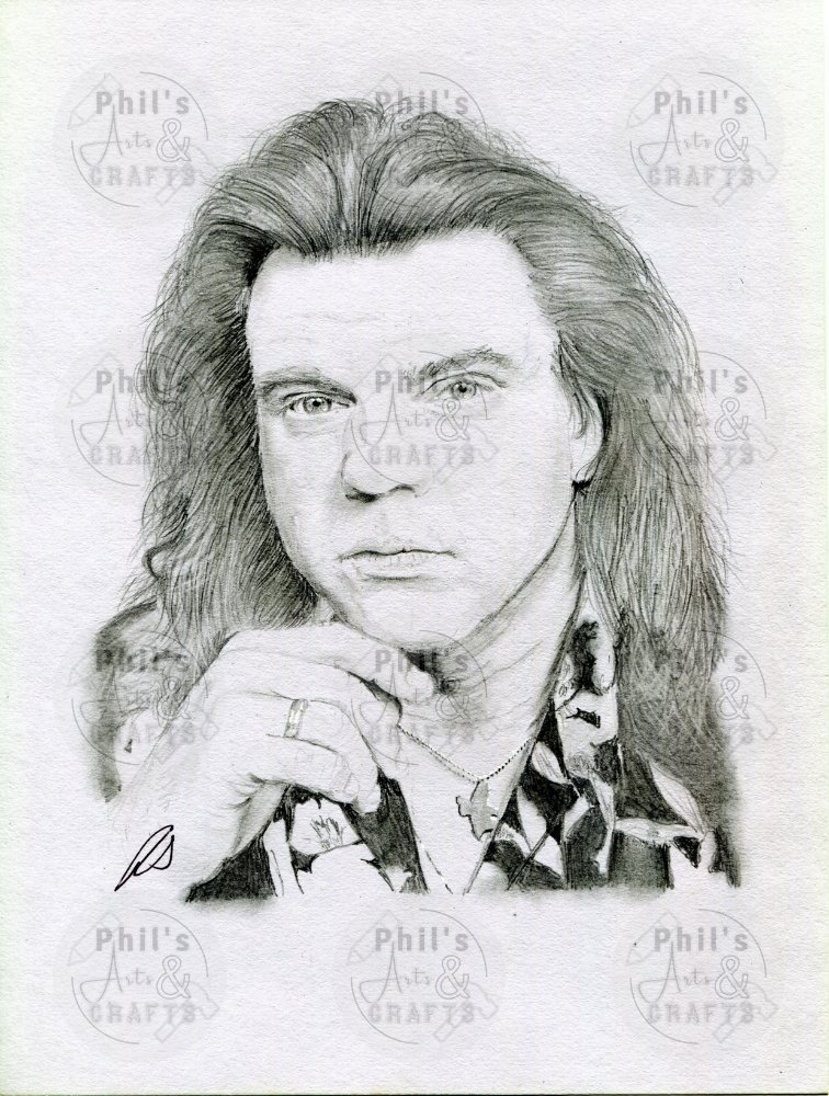 Meatloaf | Print from Original Pencil Drawing