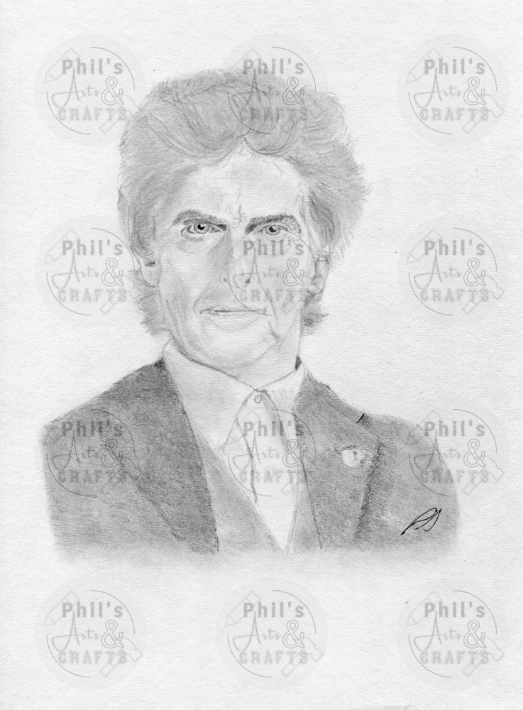 Peter Capaldi | Print from Original Pencil Drawing